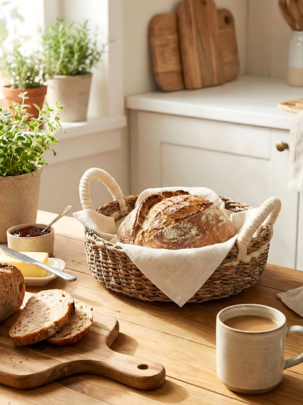 Savar Round Bread Basket-3