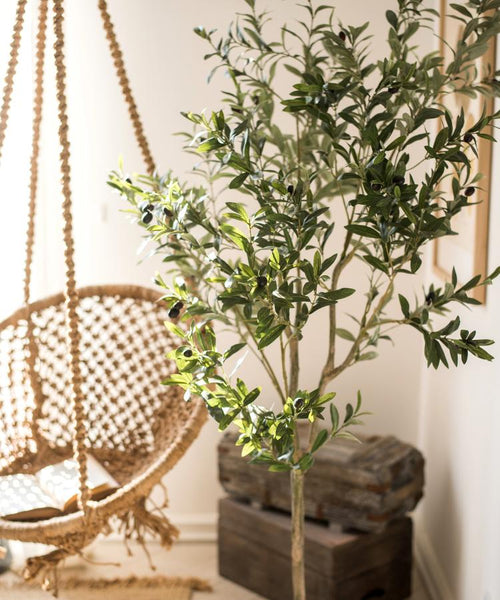 Faux Olive Tree In Pot-1